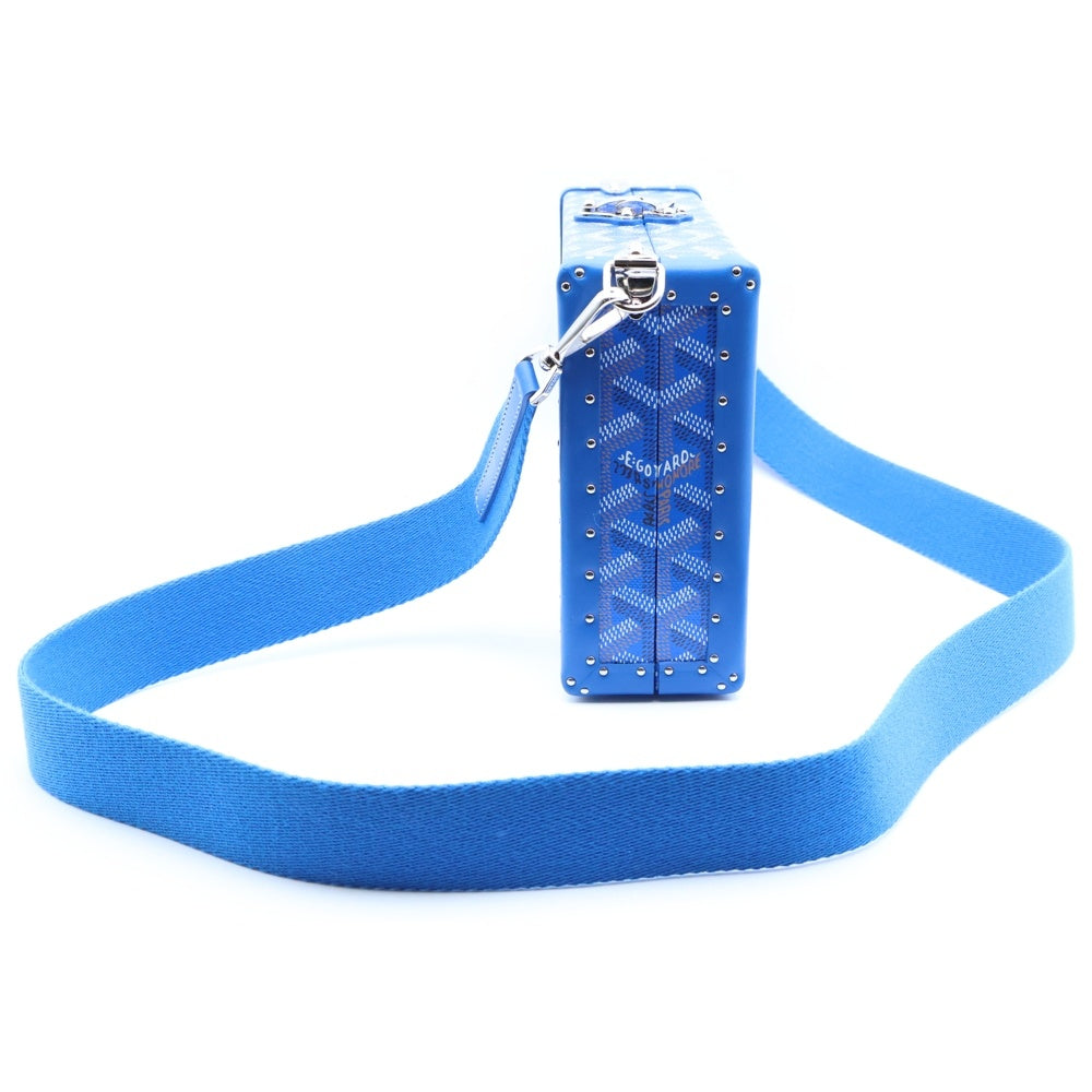 GOYARD(ゴヤール) ブゾン トランクバッグ ショルダーバッグ ブルー BEZONSPMLTY10CL10P