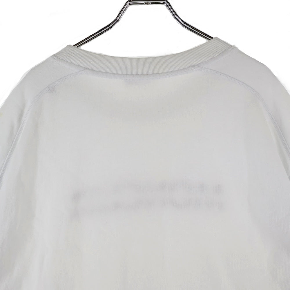 MONCLER(モンクレール) 22AW SWEATSHIRT グラフィック ロゴ 刺繍 スウェットトレーナー ホワイト H20918G00010 809KR