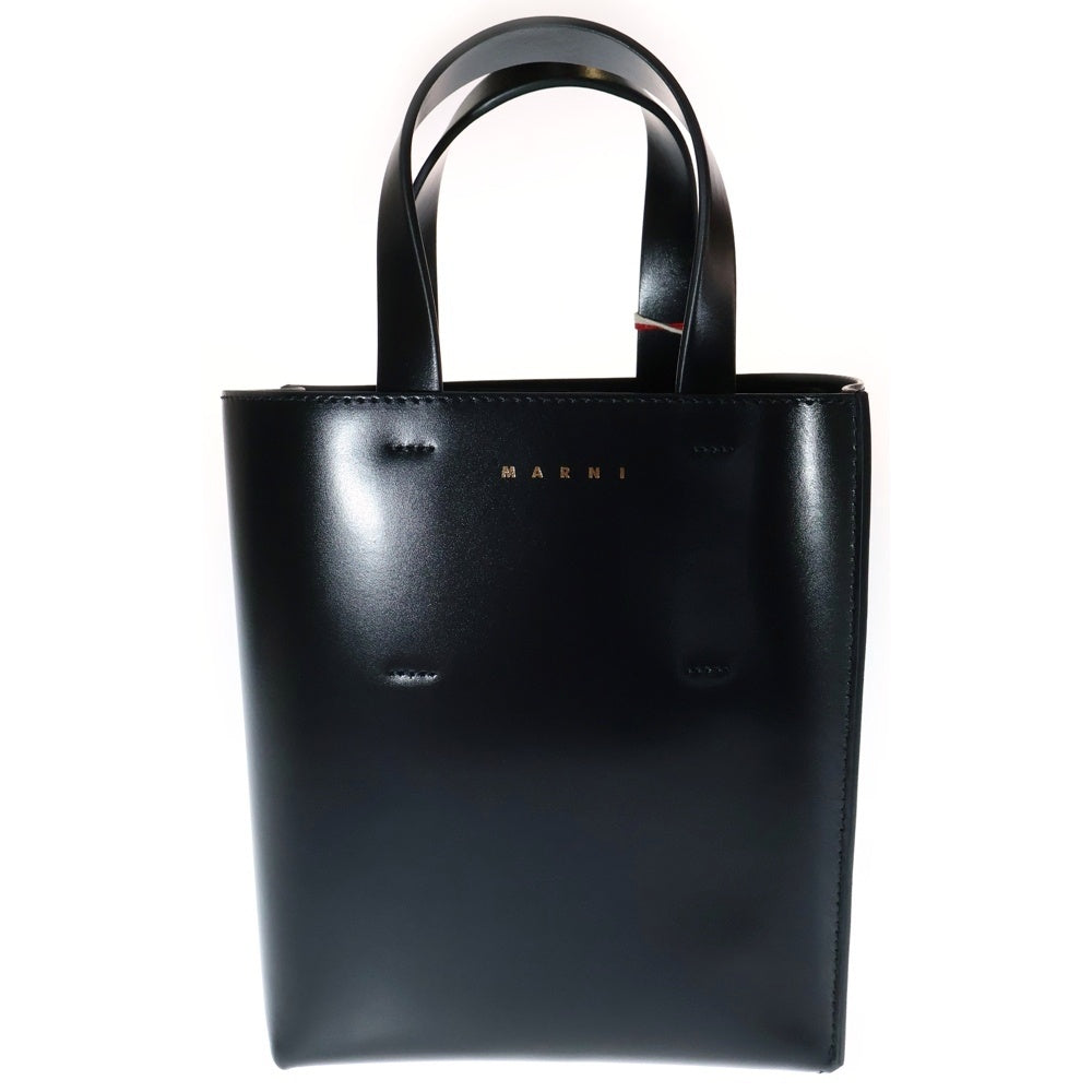 MARNI(マルニ) MUSEO BAG MINI ミュゼオ ミニ トートバッグ 3way ブラック SHMP0039U1