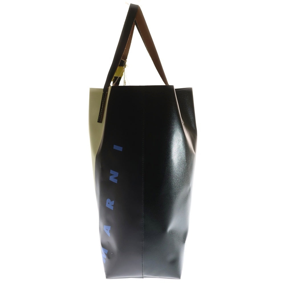 MARNI(マルニ) TRIBECA TOTE BAG トライベッカ バイカラー ツートーン トートバッグ ホワイト/ブラック SHMQ0037A2