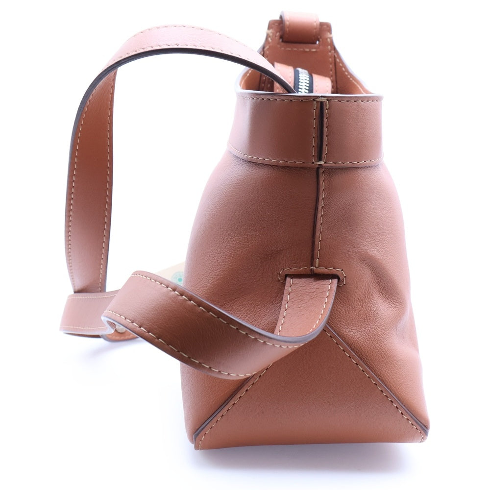 MARNI(マルニ) Leather SMALL HOBO レザーホーボーバッグ ショルダーバッグ ブラウン SBMQ0109U0