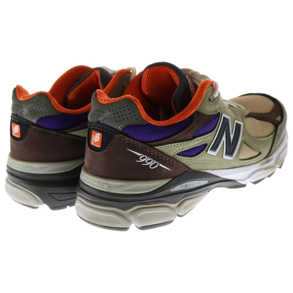 New Balance(ニューバランス) M990BT3 USA製 スエードレザー ローカットスニーカー カーキ US9/27cm