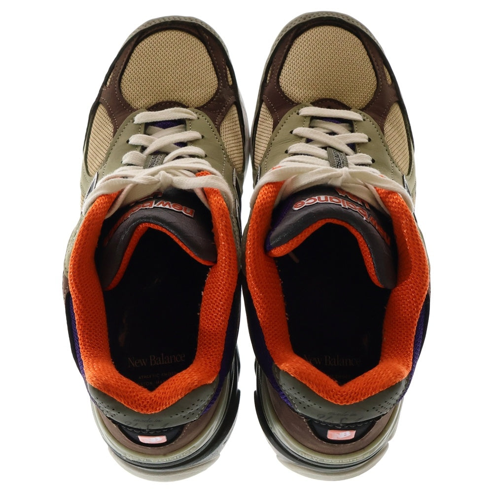 New Balance(ニューバランス) M990BT3 USA製 スエードレザー ローカットスニーカー カーキ US9/27cm