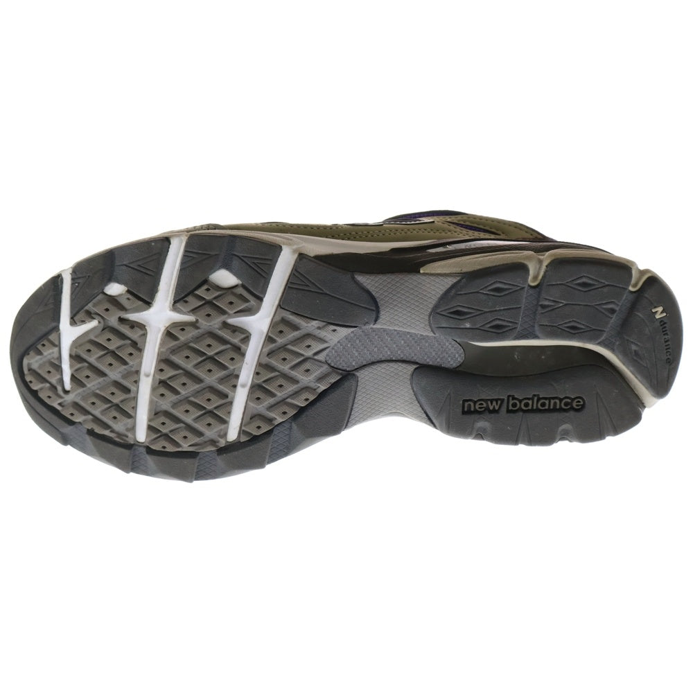 New Balance(ニューバランス) M990BT3 USA製 スエードレザー ローカットスニーカー カーキ US9/27cm
