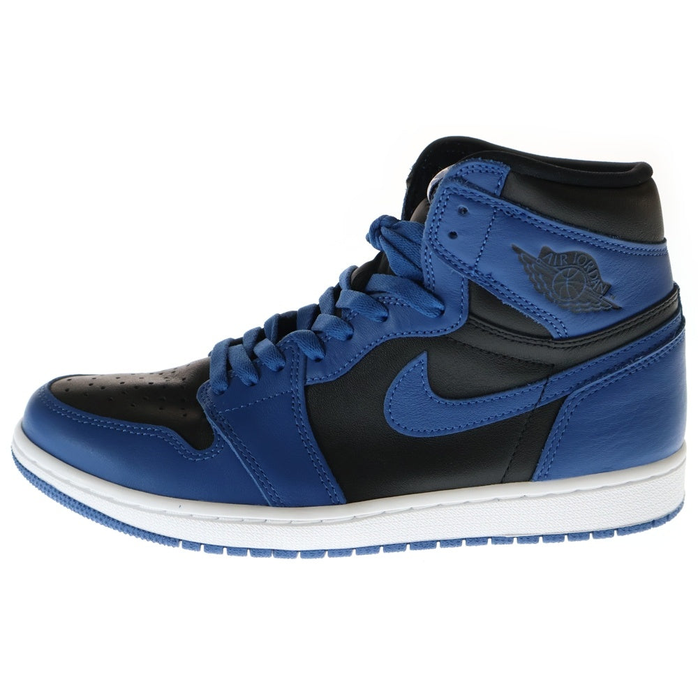 NIKE(ナイキ) AIR JORDAN 1 RETRO HIGH OG DARK MARINA BLUE エアジョーダン1 レトロ ダークマリーナブルー ハイカットスニーカー ブラック/ブルー US9.5/27.5cm 555088-404