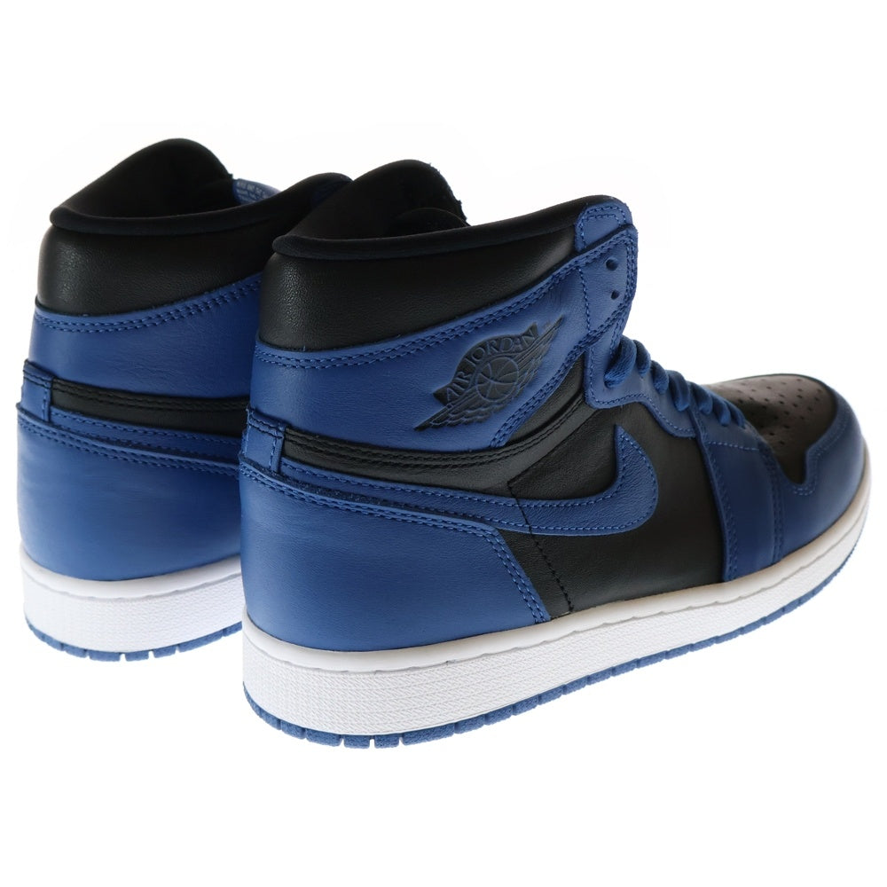 NIKE(ナイキ) AIR JORDAN 1 RETRO HIGH OG DARK MARINA BLUE エアジョーダン1 レトロ ダークマリーナブルー ハイカットスニーカー ブラック/ブルー US9.5/27.5cm 555088-404