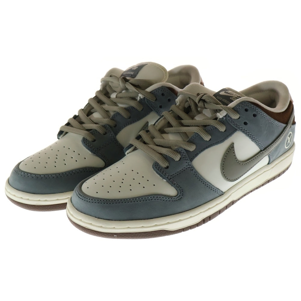 NIKE SB(ナイキエスビー) ×Yuto Horigome Dunk Low Pro QS Wolf Gray ×堀米雄斗 ダンクロープロ キューエス ウルフグレー ローカットスニーカー グレー US9.5/27.5cm FQ1180-001