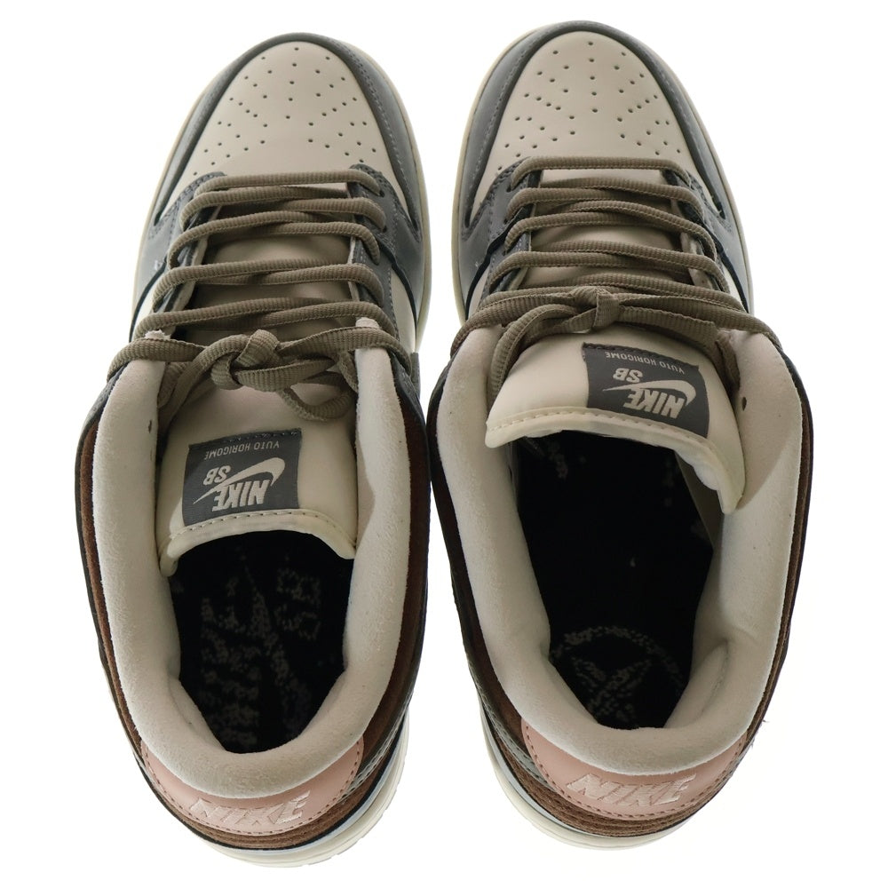 NIKE SB(ナイキエスビー) ×Yuto Horigome Dunk Low Pro QS Wolf Gray ×堀米雄斗 ダンクロープロ キューエス ウルフグレー ローカットスニーカー グレー US9.5/27.5cm FQ1180-001