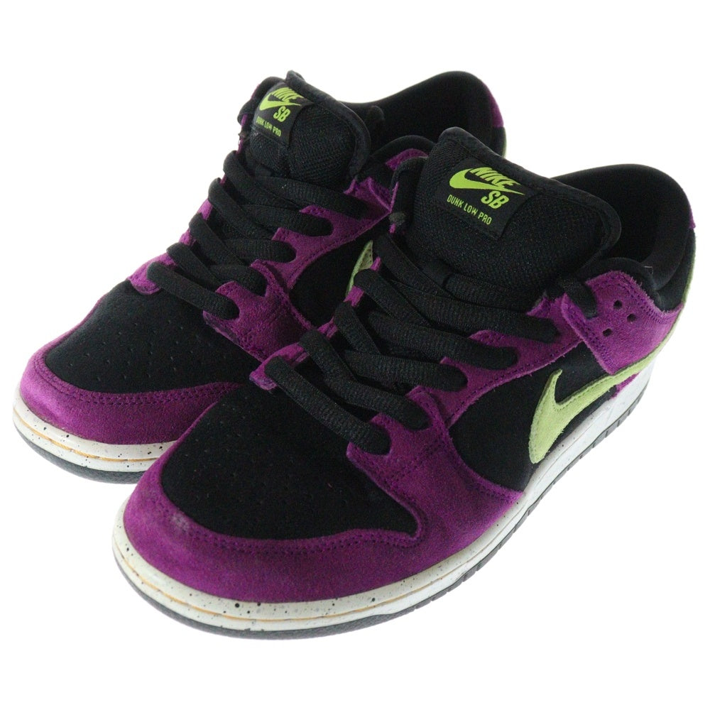 NIKE SB(ナイキエスビー) SB DUNK LOW PRO RED PLUM ダンク レッドプラム ローカットスニーカー パープル/ブラック US9.5/27.5cm BQ6817-501