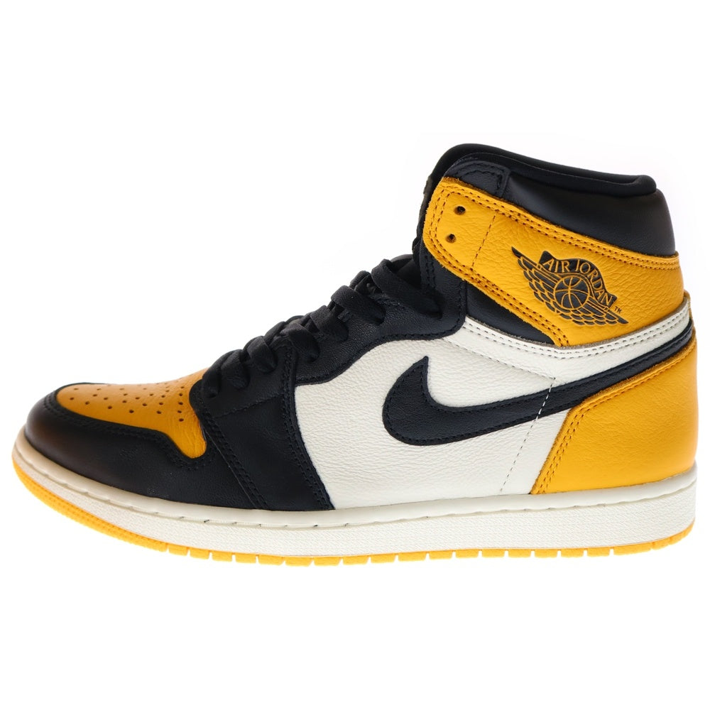 NIKE(ナイキ) AIR JORDAN 1 RETRO HIGH OG TAXI エアジョーダン1 ハイ OG タクシー ハイカットスニーカー イエロー/ブラック US9.5/27.5cm 555088-711