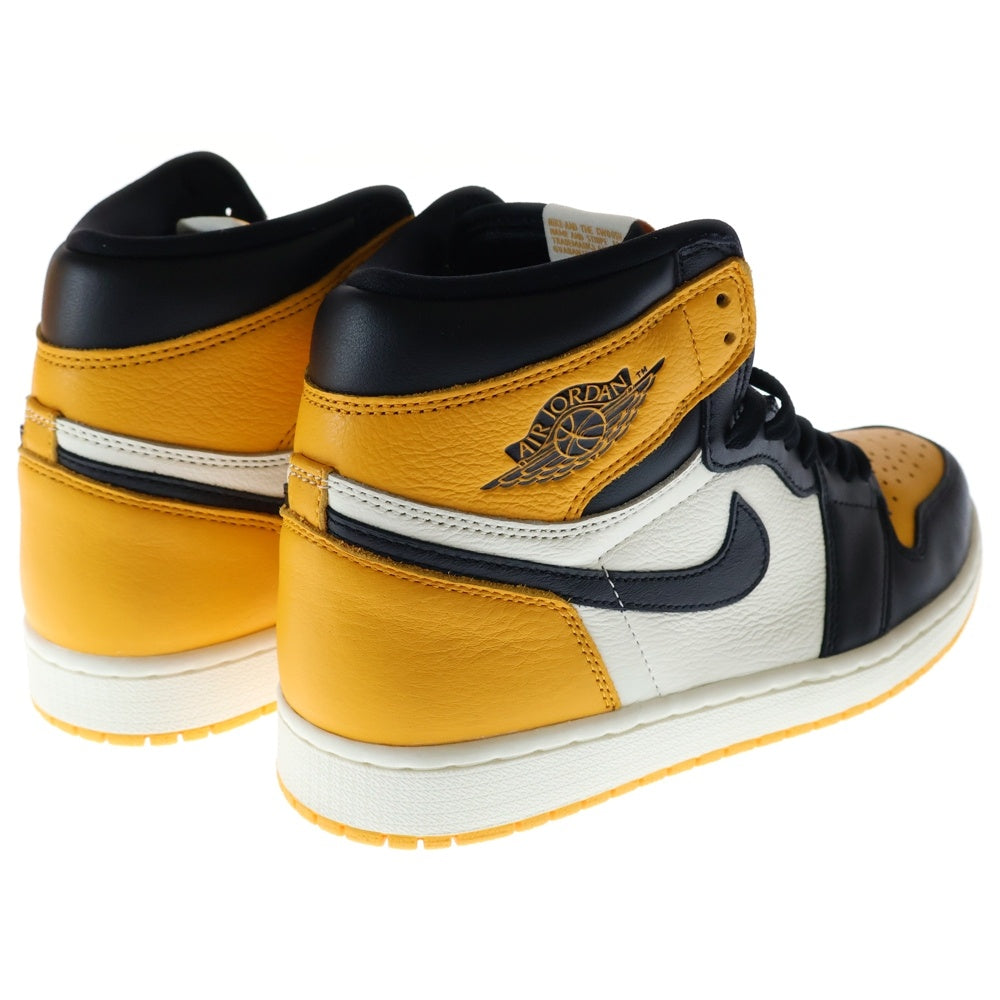 NIKE(ナイキ) AIR JORDAN 1 RETRO HIGH OG TAXI エアジョーダン1 ハイ OG タクシー ハイカットスニーカー イエロー/ブラック US9.5/27.5cm 555088-711