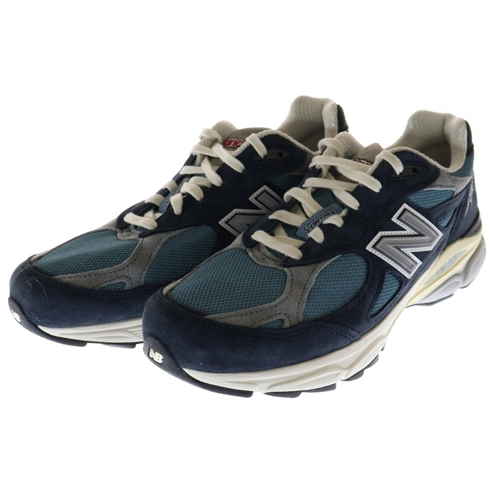 New Balance(ニューバランス) M990TE3 USA製 スウェード ローカットスニーカー ネイビー US9/27cm