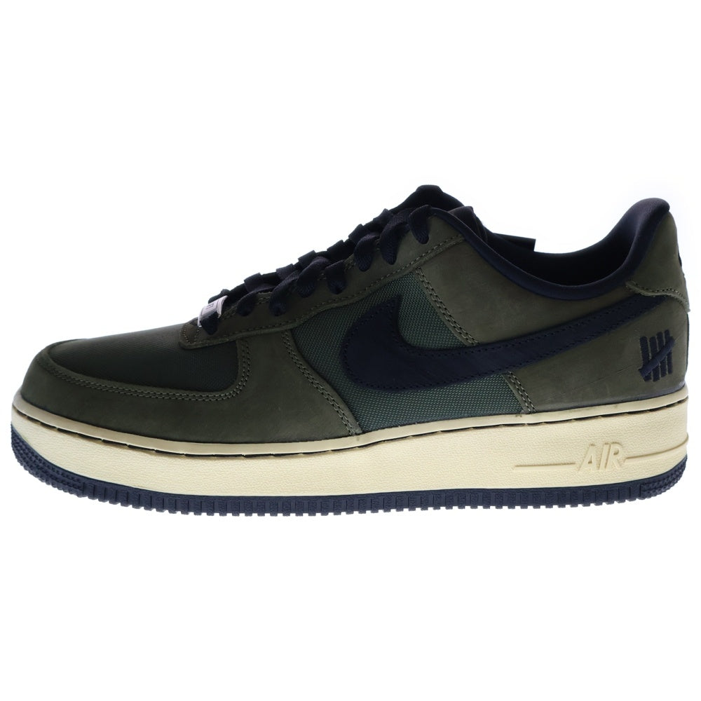 NIKE(ナイキ) ×UNDEFEATED AIR FORCE 1 LOW SP アンディフィーテッド ローカットスニーカー カーキ US9.5/27.5cm DH3064-300