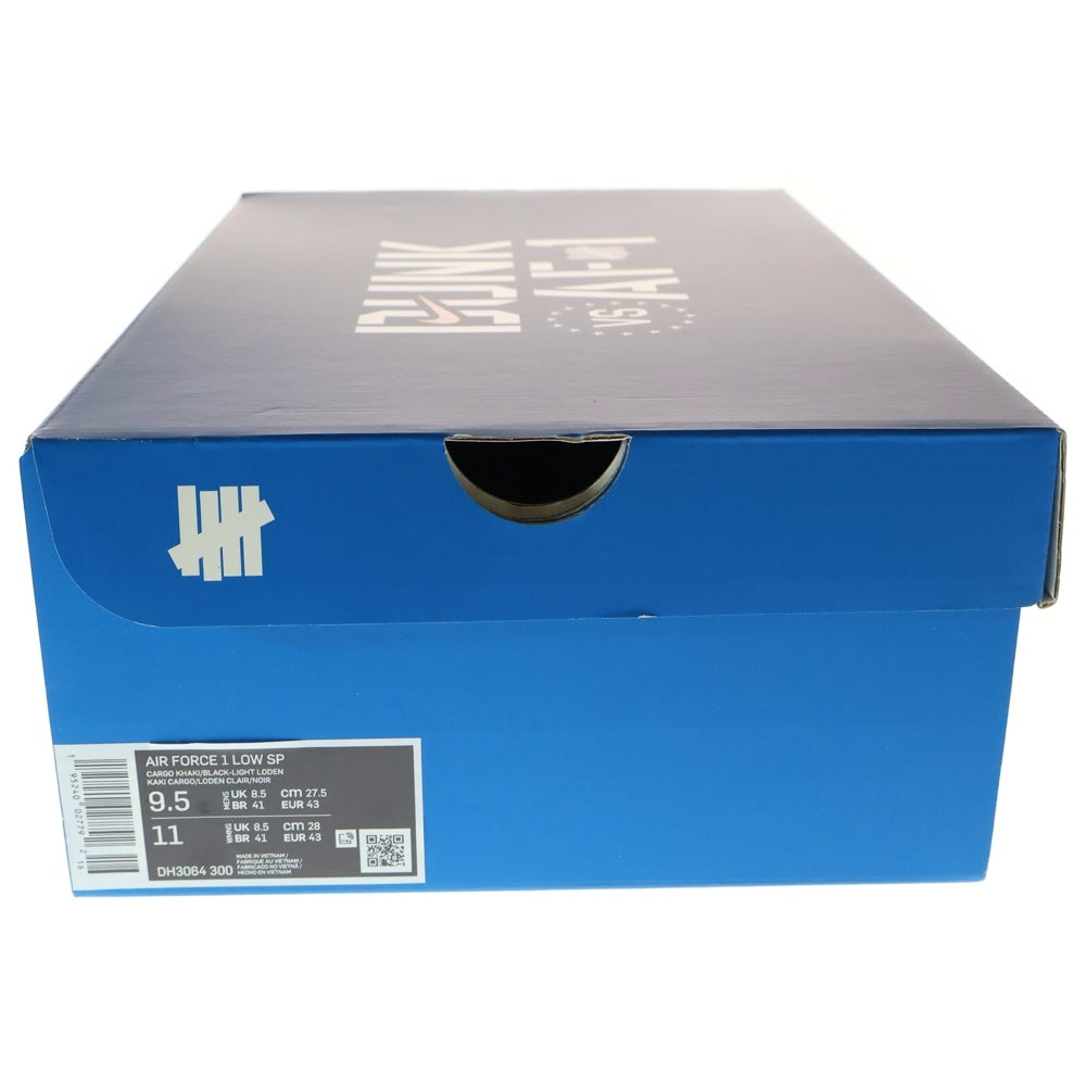 NIKE(ナイキ) ×UNDEFEATED AIR FORCE 1 LOW SP アンディフィーテッド ローカットスニーカー カーキ US9.5/27.5cm DH3064-300