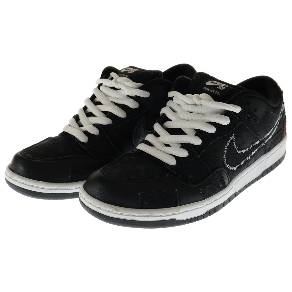 NIKE SB(ナイキエスビー) ×Wasted Youth DUNK LOW PRO QS ウェイステッドユース ダンク ローカットスニーカー ブラック US9.5/27.5cm DD8386-001