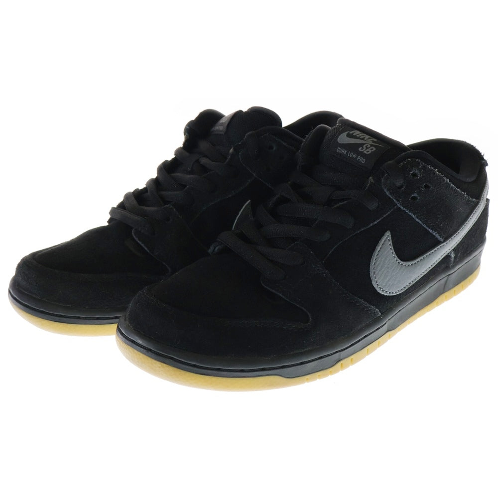 NIKE SB(ナイキエスビー) DUNK LOW PRO BLACK FOG ダンク プロ ブラックフォグ ローカットスニーカー ブラック US9.5/27.5cm BQ6817-010