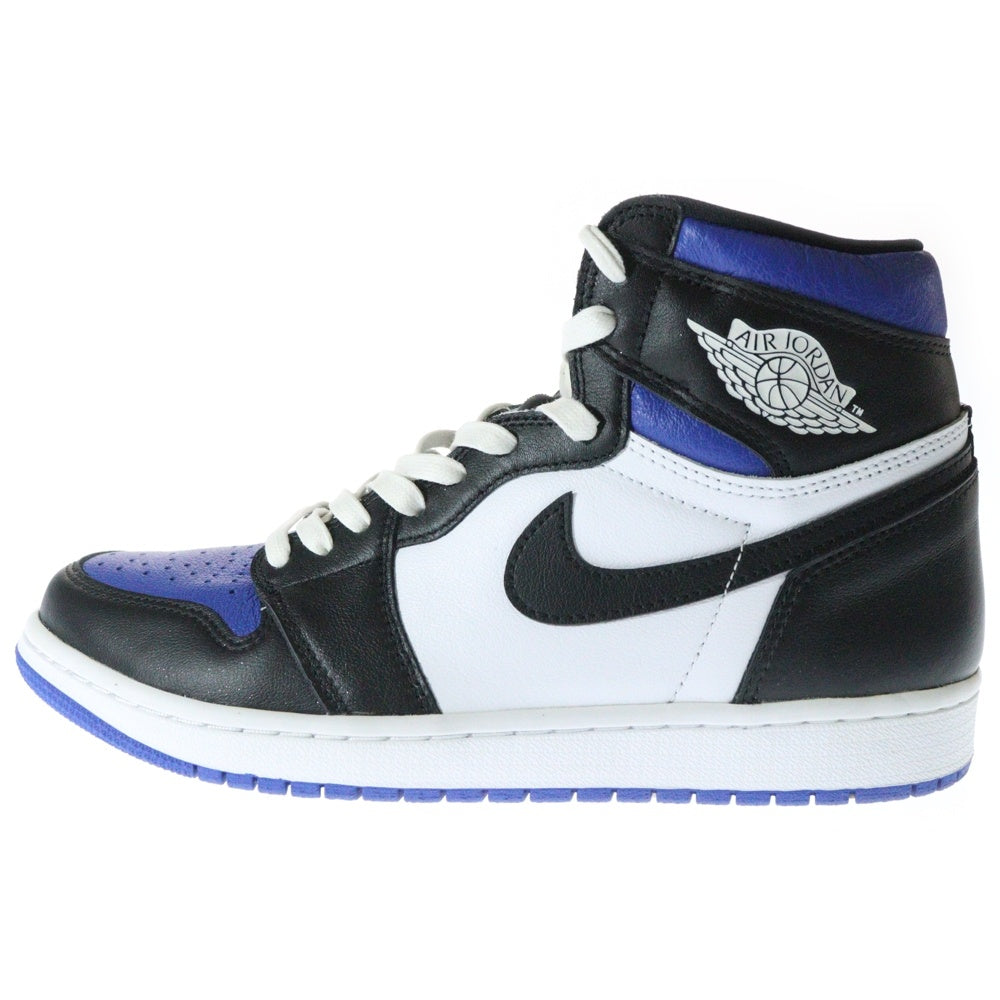 NIKE(ナイキ) AIR JORDAN 1 RETRO HIGH OG ROYAL TOE エア ジョーダン 1 レトロ ロイヤル トゥ ハイカットスニーカー ブルー/ブラック/ホワイト US9.5/27.5cm 555088-041