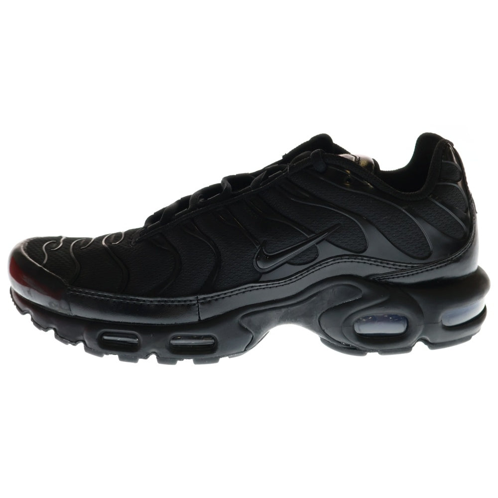 NIKE(ナイキ) AIR MAX PLUS TRIPLE BLACK エアマックスプラス トリプルブラック ローカットスニーカー ブラック US9.5/27.5cm 604133-050