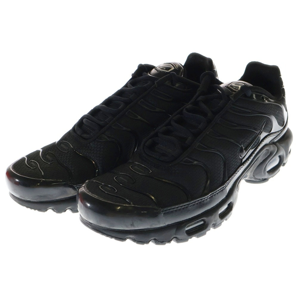 NIKE(ナイキ) AIR MAX PLUS TRIPLE BLACK エアマックスプラス トリプルブラック ローカットスニーカー ブラック US9.5/27.5cm 604133-050