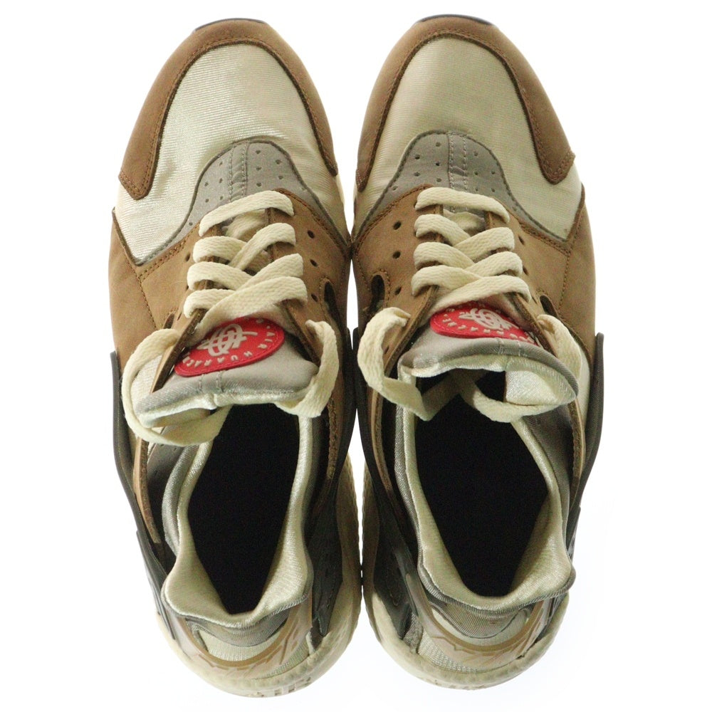 NIKE(ナイキ) ×STUSSY AIR HUARACHE LE DESERT OAK ステューシー エアハラチ デザートオーク ローカットスニーカー ベージュ/ブラウン US10/28.0cm DD1381-200