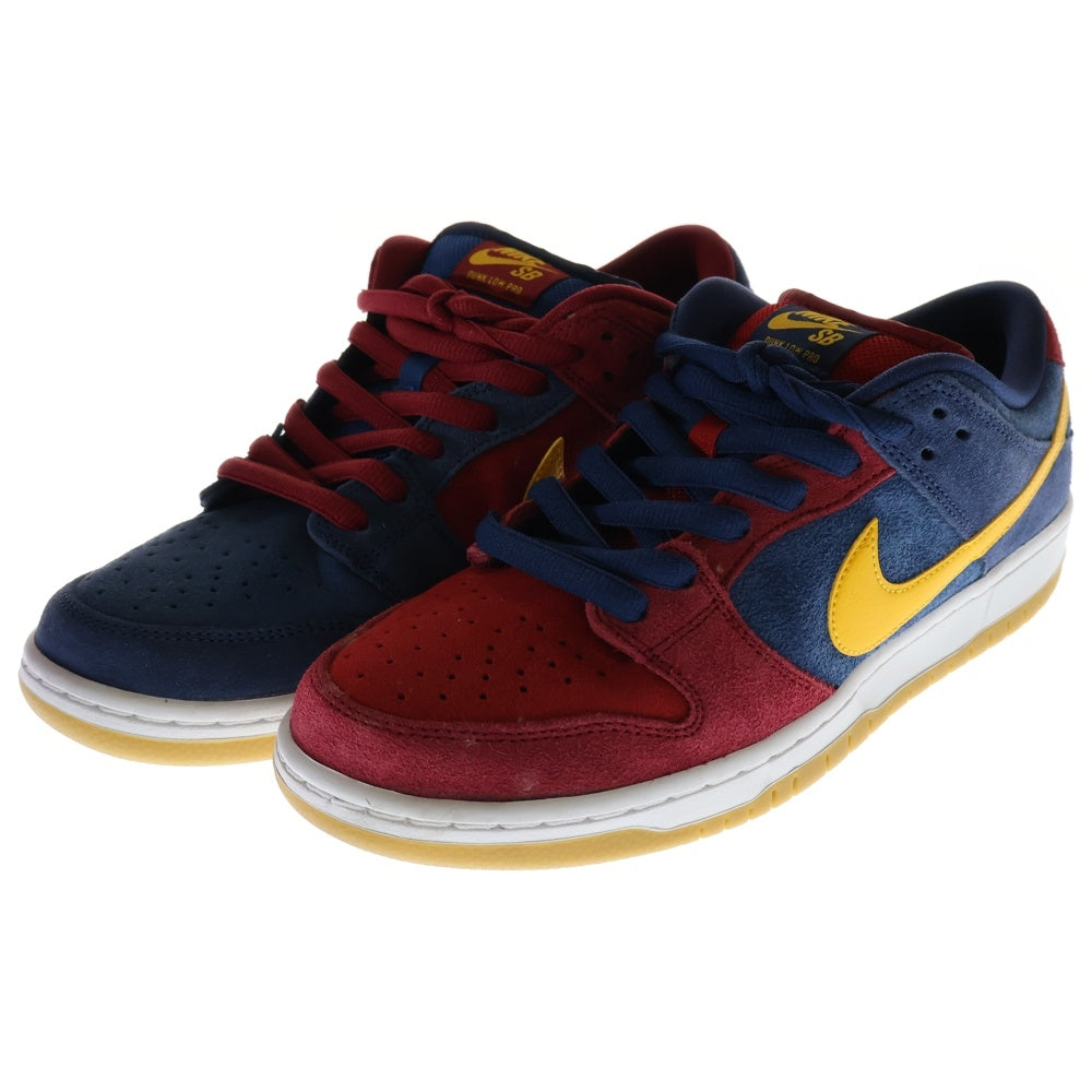 NIKE SB(ナイキエスビー) DUNK LOW BARCELONA ダンク ローカットスニーカー バルセロナ ブルー/レッド US9.5/27.5cm DJ0606-400
