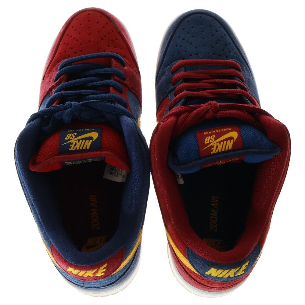NIKE SB(ナイキエスビー) DUNK LOW BARCELONA ダンク ローカットスニーカー バルセロナ ブルー/レッド US9.5/27.5cm DJ0606-400