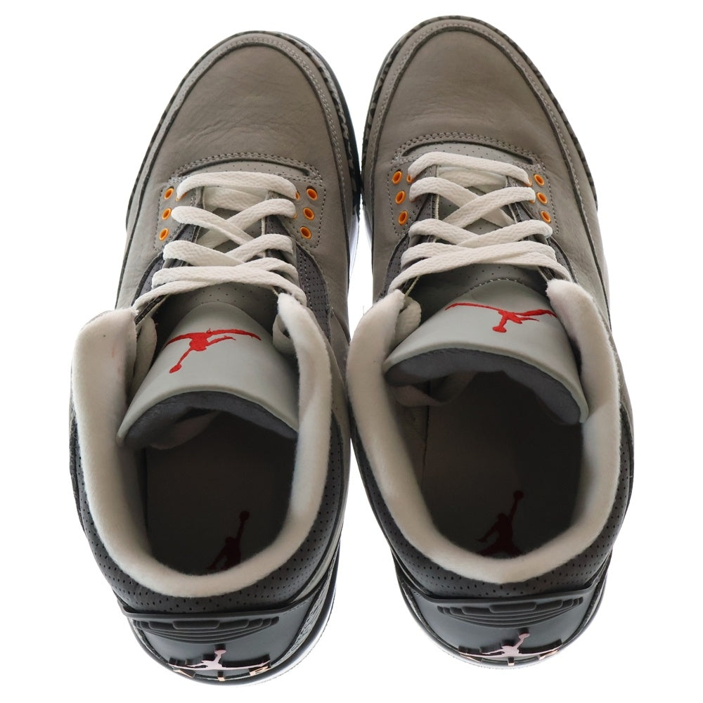 NIKE(ナイキ) AIR JORDAN 3 COOL GREY エアジョーダン3 クールグレー ローカットスニーカー グレー US9.5/27.5cm CT8532-012