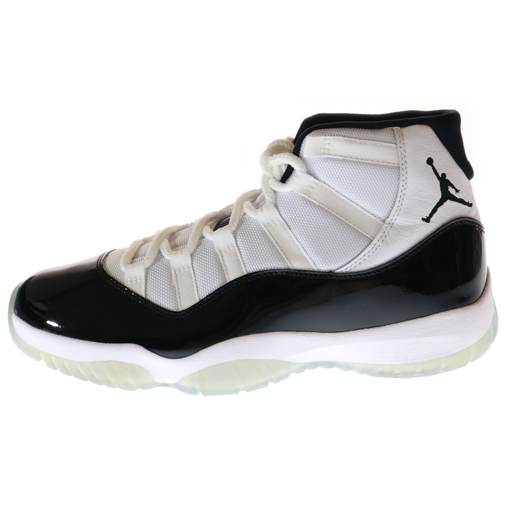 NIKE(ナイキ) AIR JORDAN 11 RETRO CONCORD エアジョーダン 11 レトロ コンコルド ハイカットスニーカー ホワイト/ブラック US9.5/27.5cm 378037-100