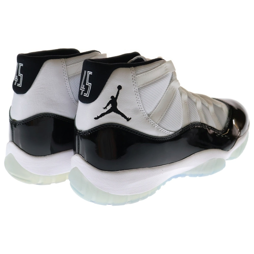 NIKE(ナイキ) AIR JORDAN 11 RETRO CONCORD エアジョーダン 11 レトロ コンコルド ハイカットスニーカー ホワイト/ブラック US9.5/27.5cm 378037-100