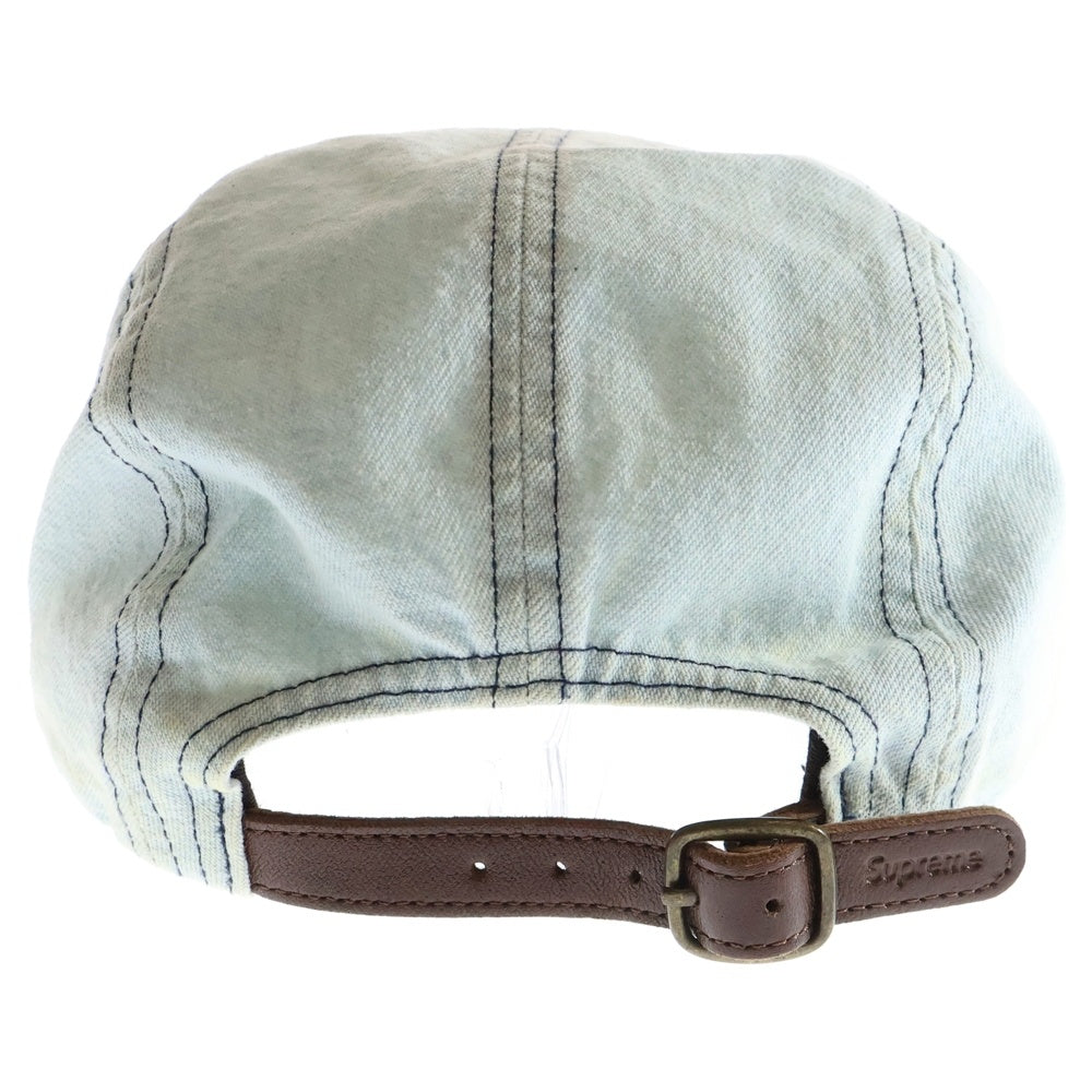 SUPREME(シュプリーム) Washed Chino Twill Camp Cap Denim ボックスロゴ ウォッシュド チノ ツイルキャンプキャップ デニム 帽子 インディゴ