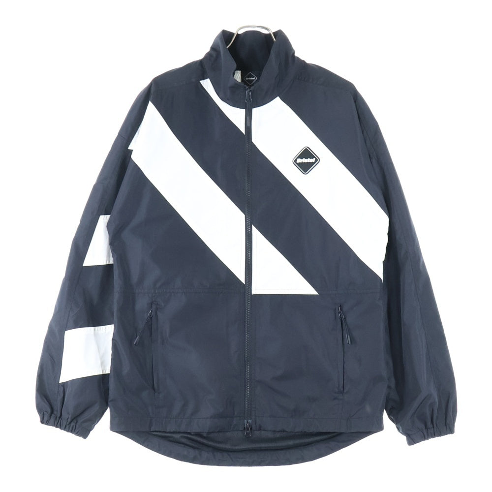 F.C.R.B./F.C.Real Bristol/FCRB(エフシーアールビー/エフシーレアルブリストル) 17AW STAND COLLAR STRIPE JACKET スタンドカラー ストライプ ジャケット FCRB-178004