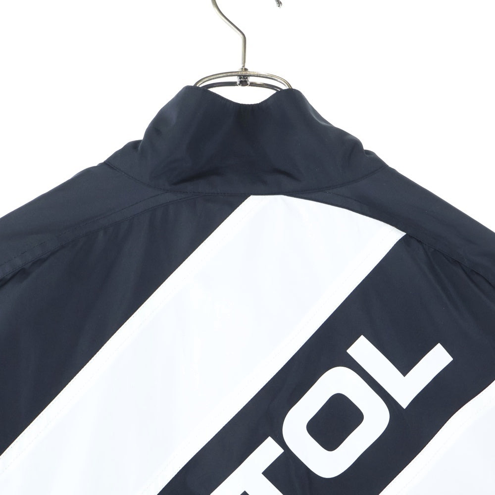 F.C.R.B./F.C.Real Bristol/FCRB(エフシーアールビー/エフシーレアルブリストル) 17AW STAND COLLAR STRIPE JACKET スタンドカラー ストライプ ジャケット FCRB-178004
