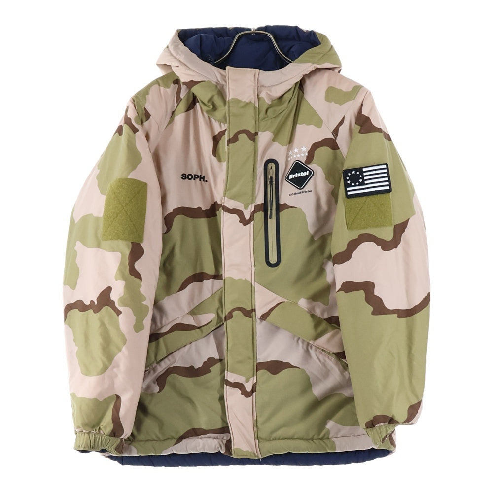 F.C.R.B./F.C.Real Bristol/FCRB(エフシーアールビー/エフシーレアルブリストル) 16AW REVERSIBLE PADDED JACKET リバーシブル カモフラ パデッドジャケット FCRB-167026