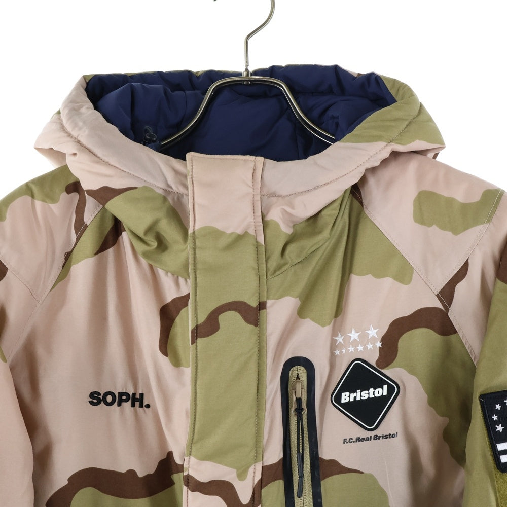 F.C.R.B./F.C.Real Bristol/FCRB(エフシーアールビー/エフシーレアルブリストル) 16AW REVERSIBLE PADDED JACKET リバーシブル カモフラ パデッドジャケット FCRB-167026