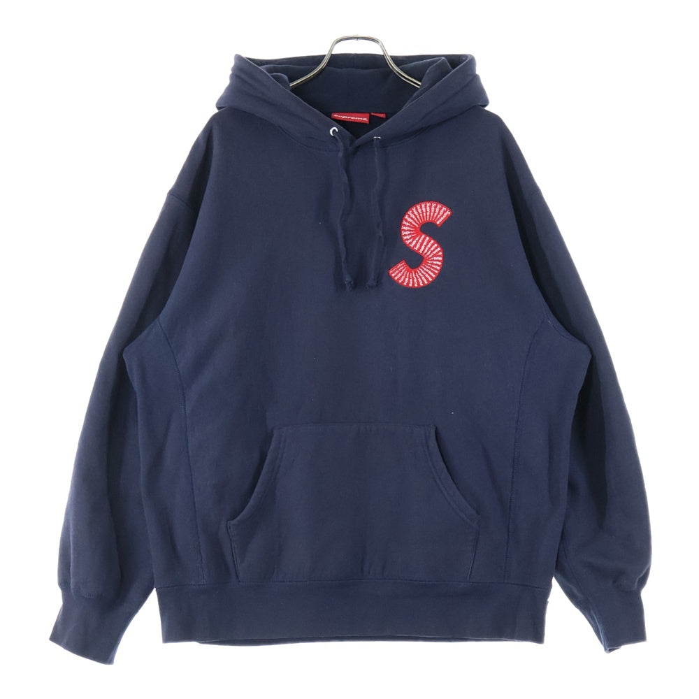 SUPREME(シュプリーム) 20AW S Logo Hooded Sweatshirt Sロゴ プルオーバー スウェットパーカー フーディ ネイビー