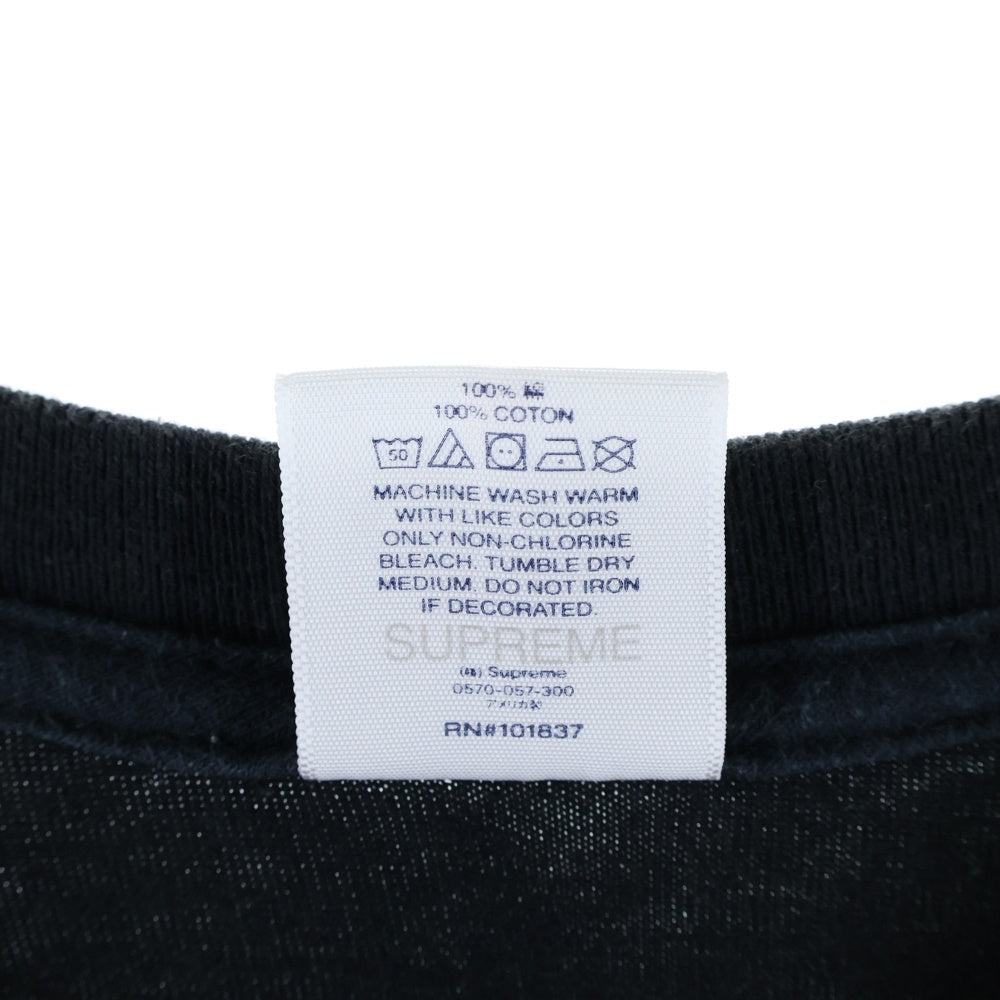 SUPREME(シュプリーム) 21AW×WTAPS Sic'em! Tee ダブルタップス シッケム ロゴプリント 半袖 Tシャツ ブラック