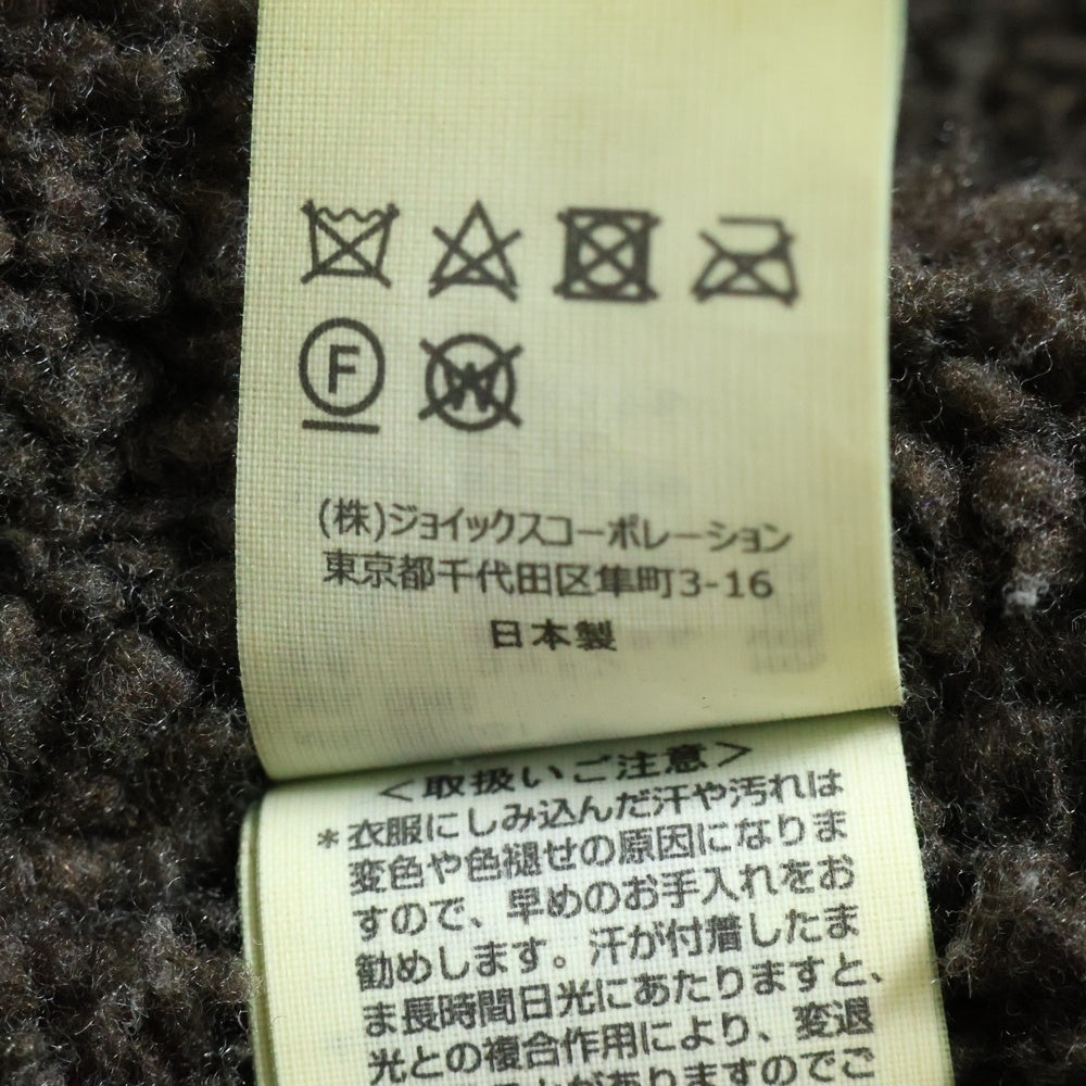 The DUFFER of St.GEORGE(ザダファーオブセントジョージ) 裏ボア ジップアップジャケット ブルゾン インディゴ DF-CD-77859
