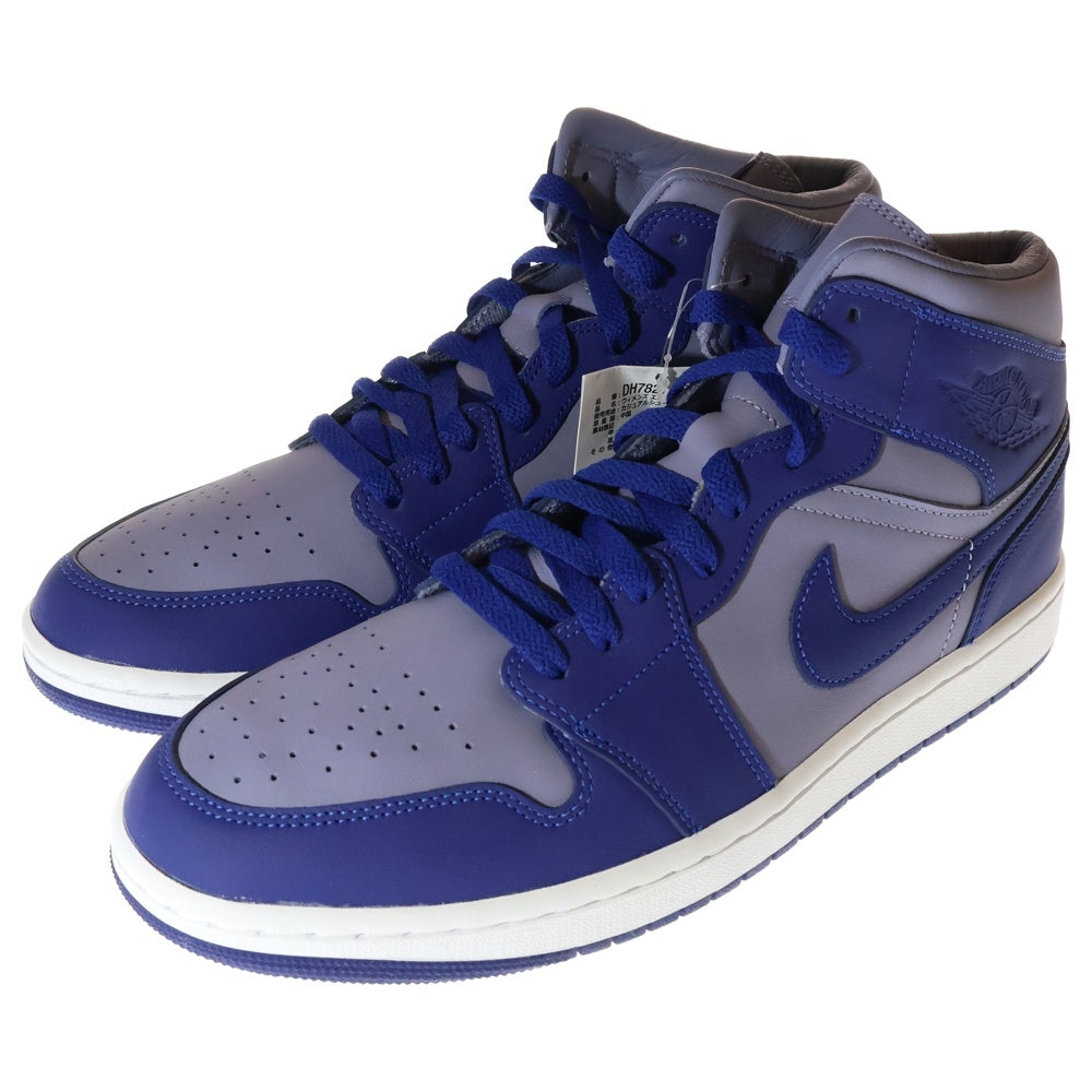 NIKE(ナイキ) WMNS AIR JORDAN 1 MID ウィメンズ エアジョーダン 1 ミッドカットスニーカー ブルー/グレー US12/29cm DH7821-500
