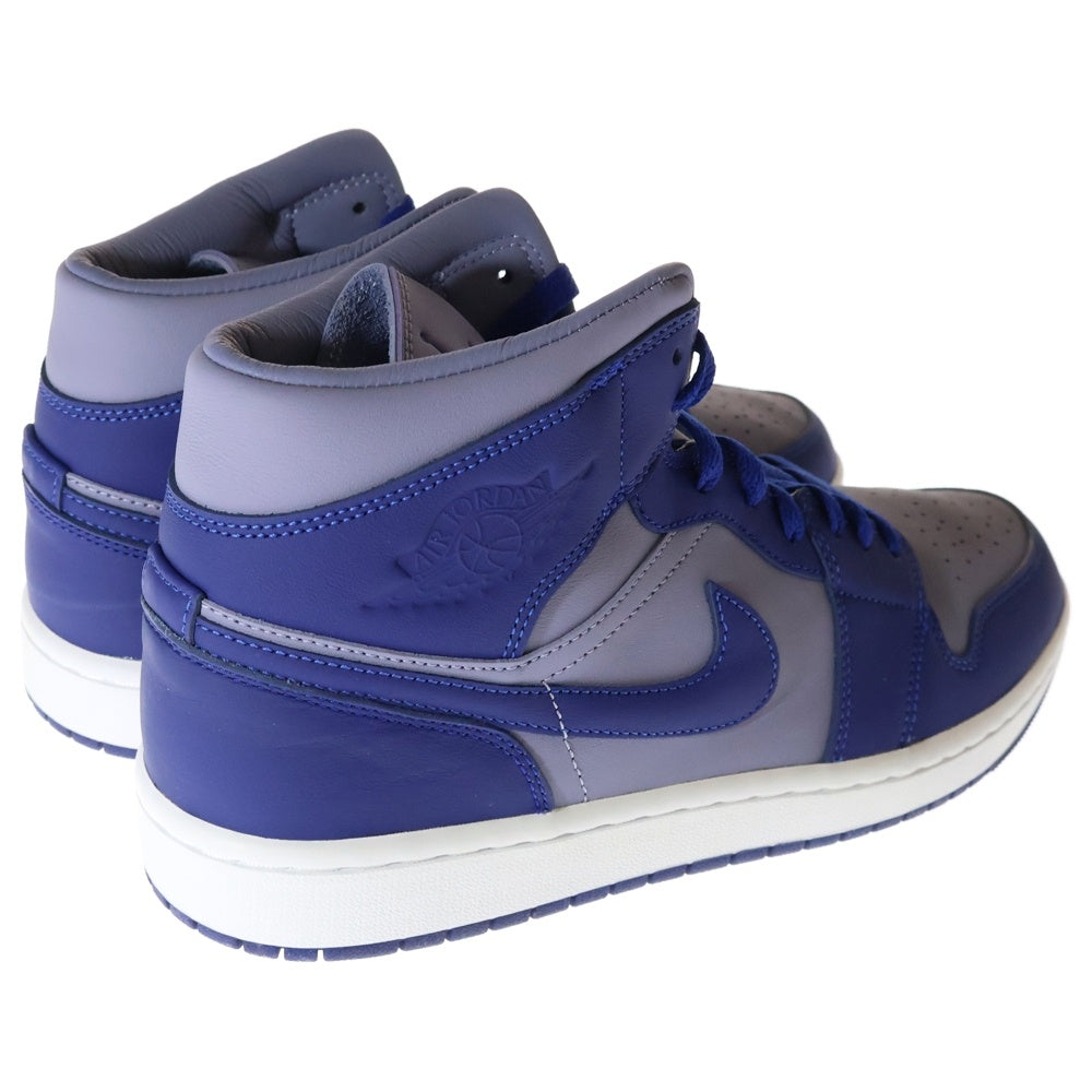 NIKE(ナイキ) WMNS AIR JORDAN 1 MID ウィメンズ エアジョーダン 1 ミッドカットスニーカー ブルー/グレー US12/29cm DH7821-500