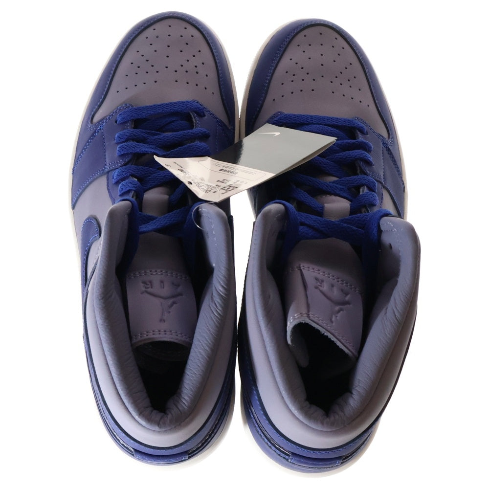 NIKE(ナイキ) WMNS AIR JORDAN 1 MID ウィメンズ エアジョーダン 1 ミッドカットスニーカー ブルー/グレー US12/29cm DH7821-500