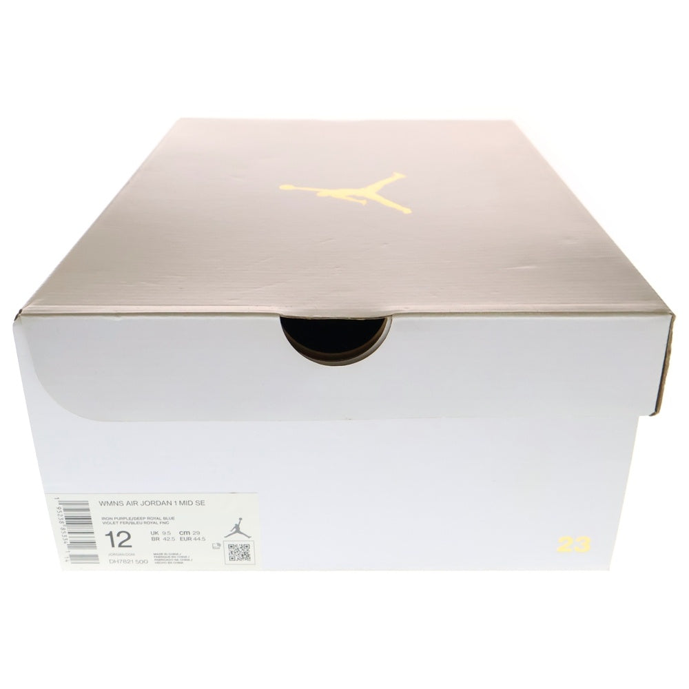 NIKE(ナイキ) WMNS AIR JORDAN 1 MID ウィメンズ エアジョーダン 1 ミッドカットスニーカー ブルー/グレー US12/29cm DH7821-500