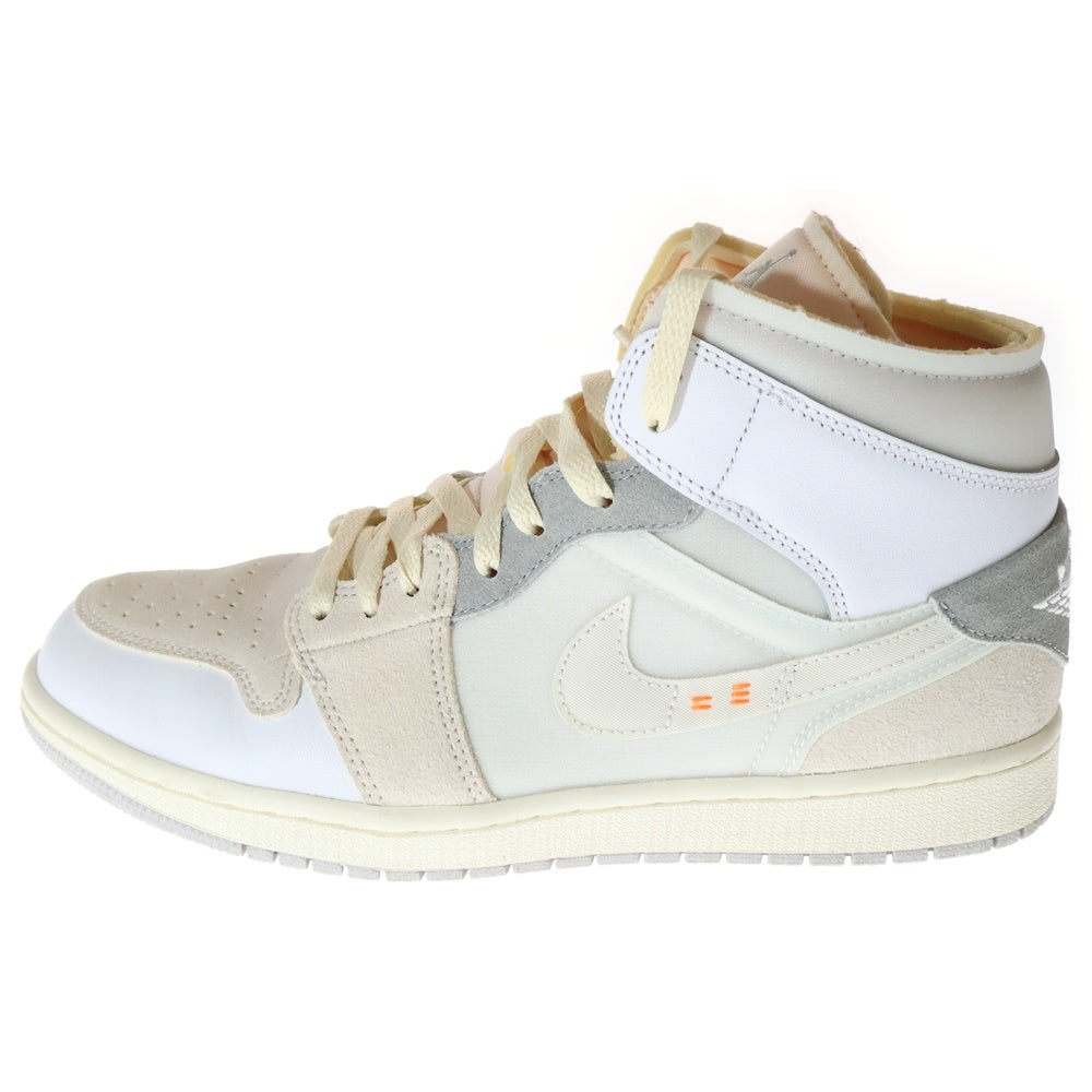 NIKE(ナイキ) AIR JORDAN 1 MID SE CRAFT エアジョーダン1 クラフト ミッドカットスニーカー ベージュ US10/28cm DM9652-100