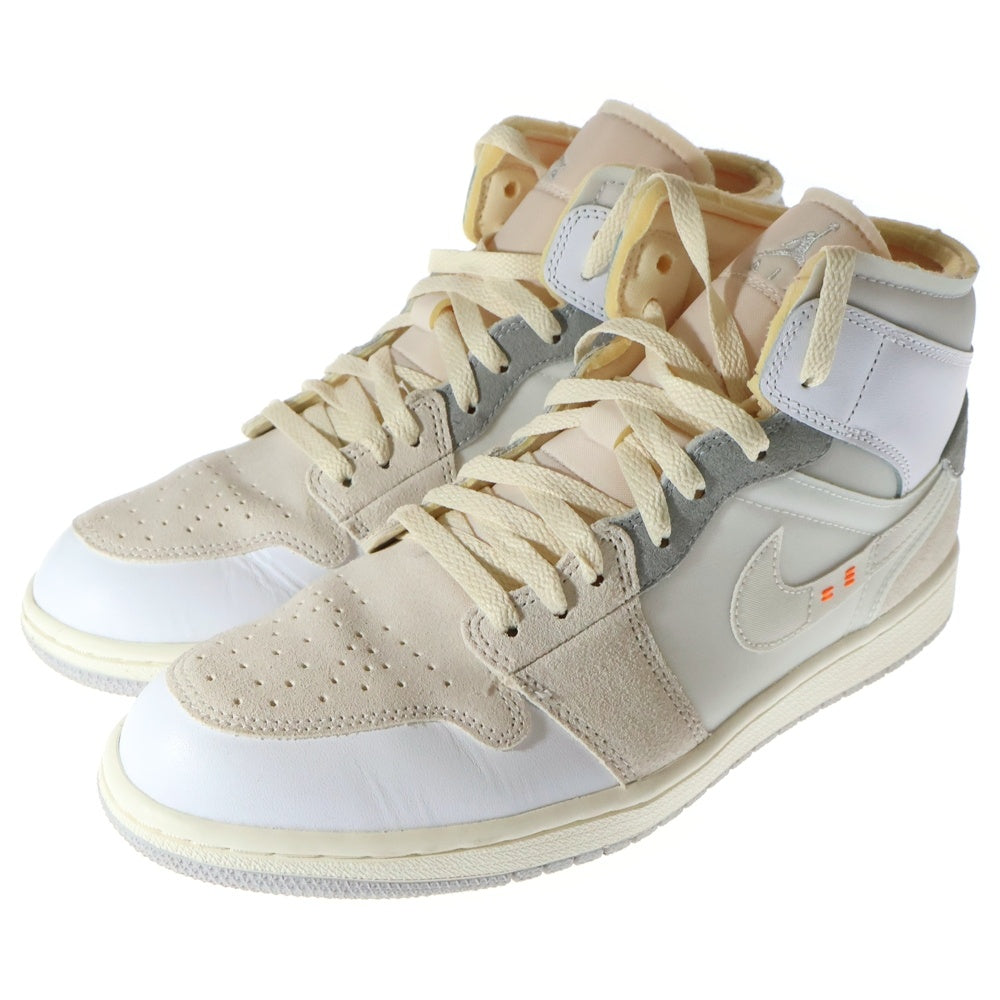 NIKE(ナイキ) AIR JORDAN 1 MID SE CRAFT エアジョーダン1 クラフト ミッドカットスニーカー ベージュ US10/28cm DM9652-100
