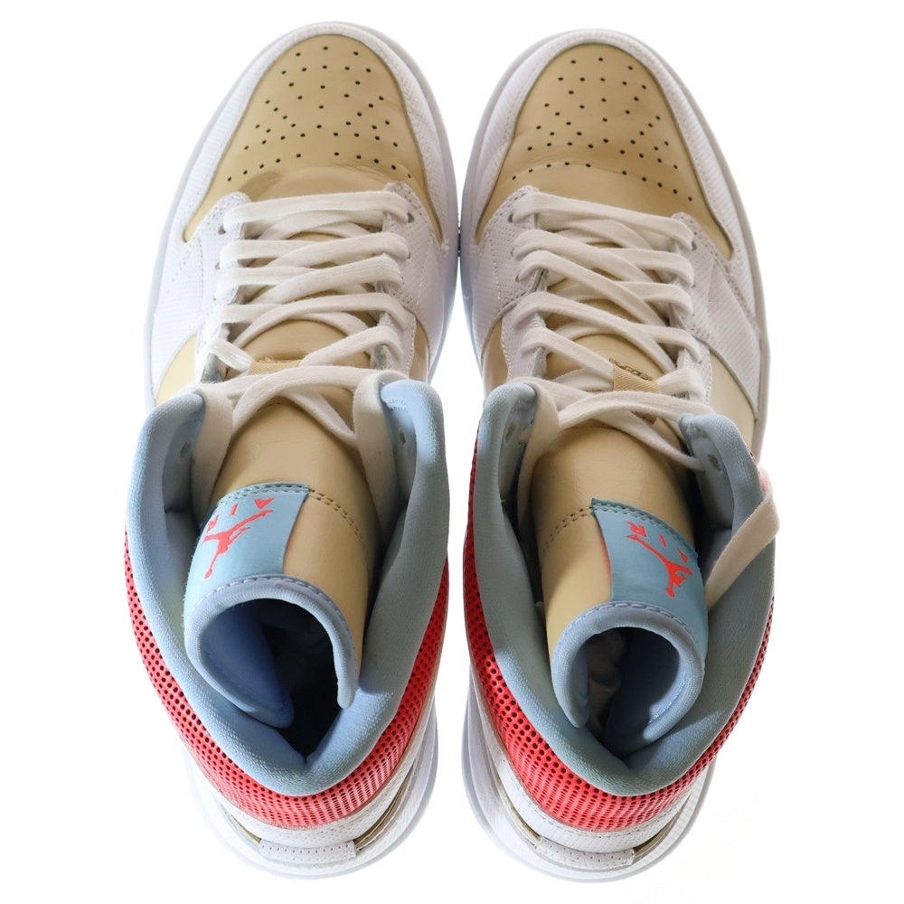 NIKE(ナイキ) WMNS AIR JORDAN 1 MID SE SESAME ウィメンズ エアジョーダン1 セサミ ハイカットスニーカー ホワイト/ブラウン US11.5/28.5cm CZ0774-200