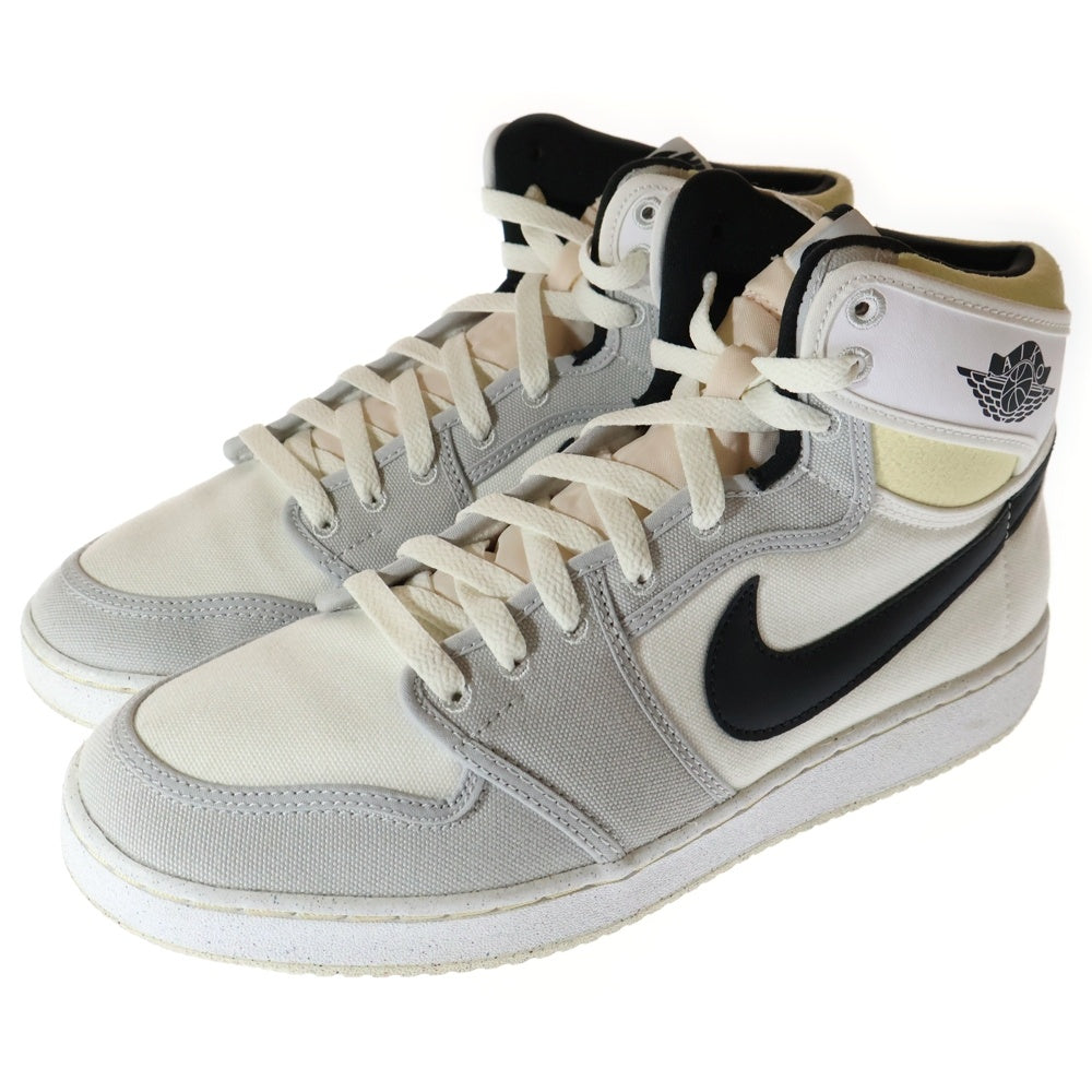 ナイキ エアジョーダン1 ホワイト/グレー ハイカット Nike Air Jordan