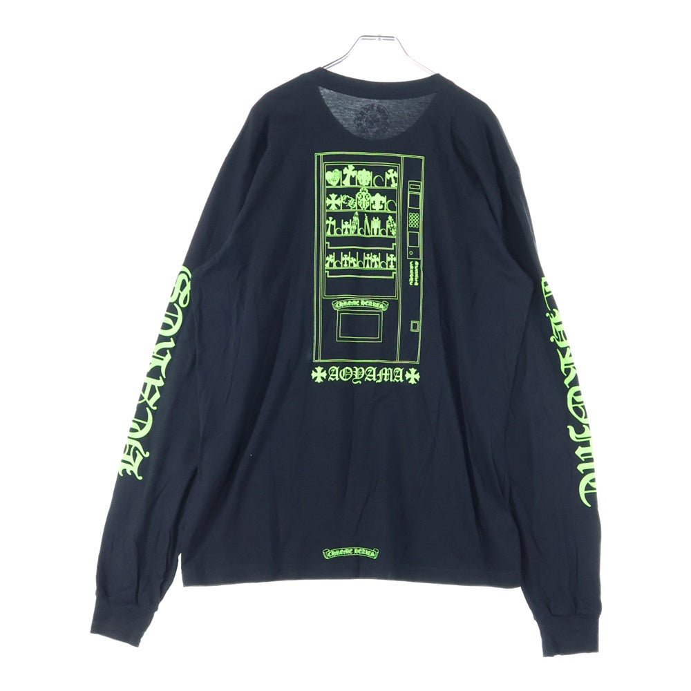 CHROME HEARTS(クロムハーツ) AOYAMA Limited Vending Machine L/S 青山限定 ベンディングマシーン 長袖Tシャツ ブラック