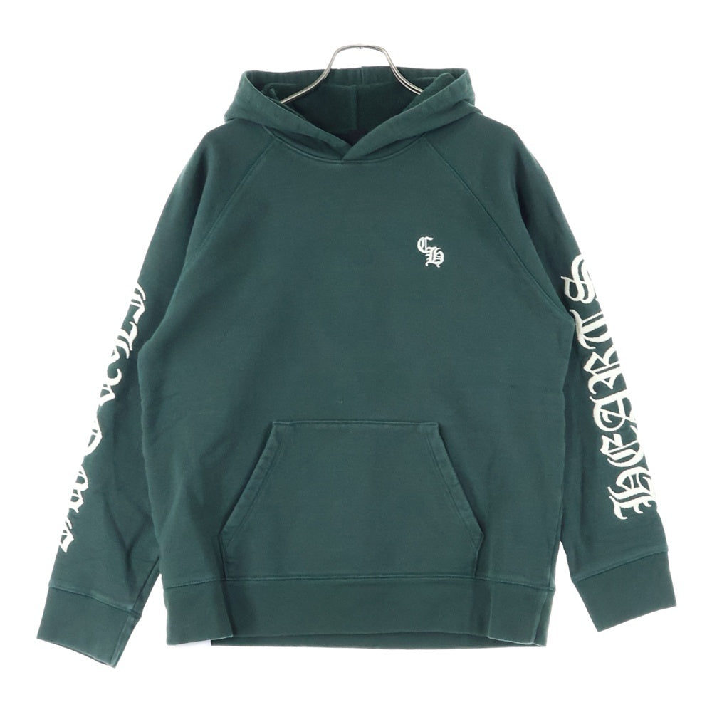 CHROME HEARTS(クロムハーツ) Y NOT SLO RIDE HD PLVR ワイノット CH刺繍 スウェット プルオーバーパーカー カーキ