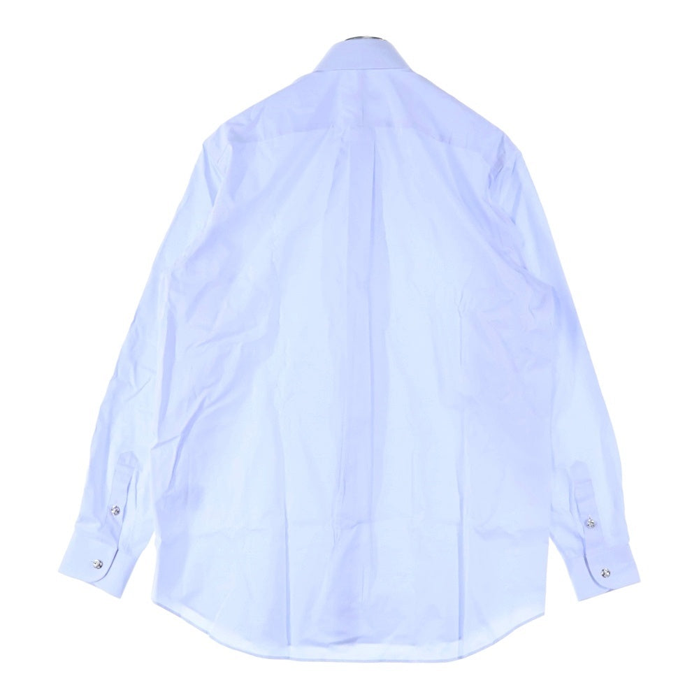 CHROME HEARTS(クロムハーツ) BS FLEUR DRESS SHIRT BSフレアボタン オーバーサイズコットン長袖シャツ ブルー
