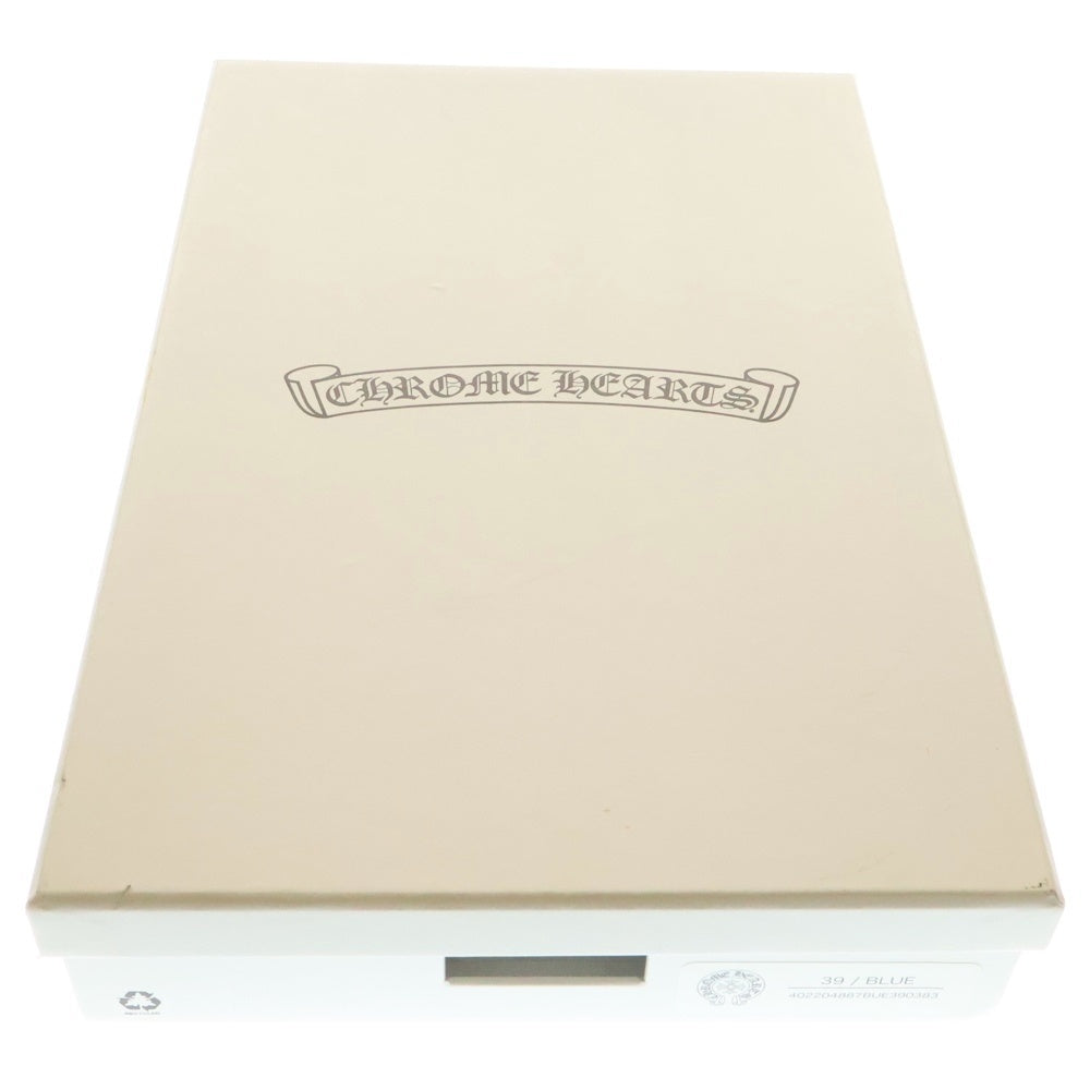 CHROME HEARTS(クロムハーツ) BS FLEUR DRESS SHIRT BSフレアボタン オーバーサイズコットン長袖シャツ ブルー