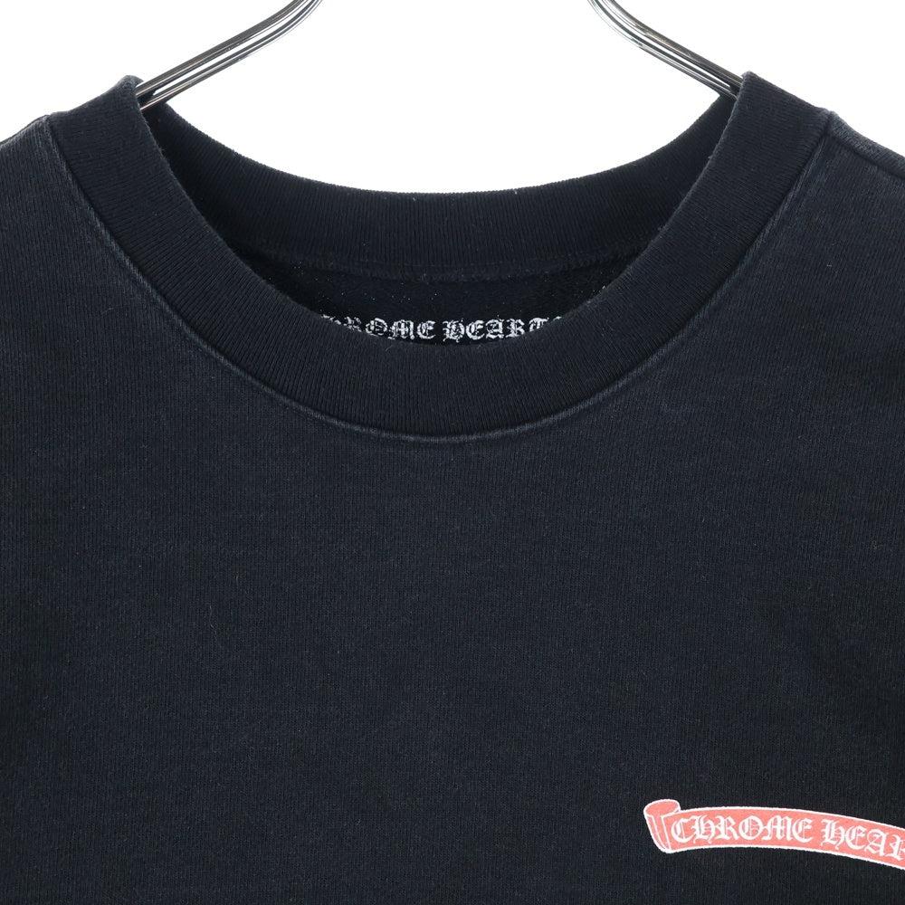 CHROME HEARTS(クロムハーツ) ×MATTY BOY PPO STAY FAST RACE TEAM SWTSHRT ステイファストプリントクルーネックスウェット トレーナー ブラック